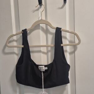 Princess Polly Blackl Tank Top SIZE 6  NEW